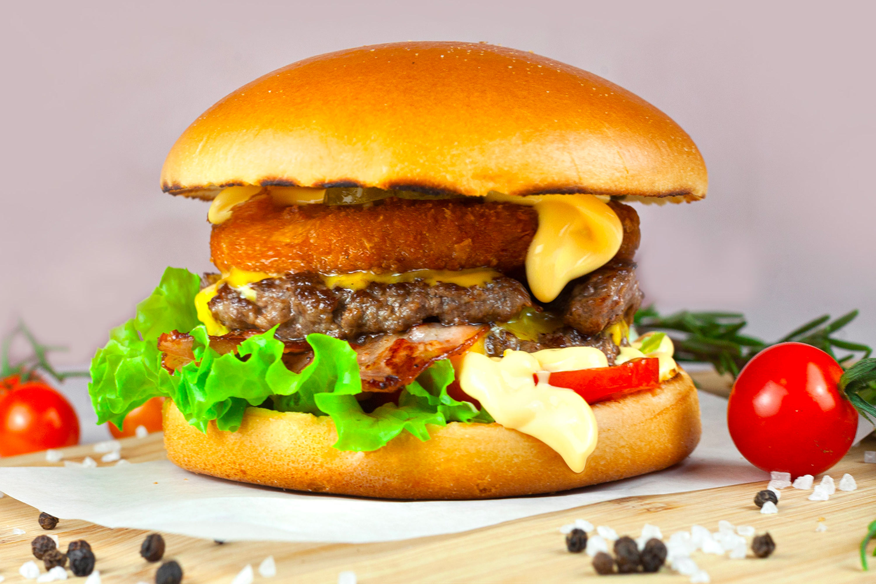 Бургер Соул чиз и фри