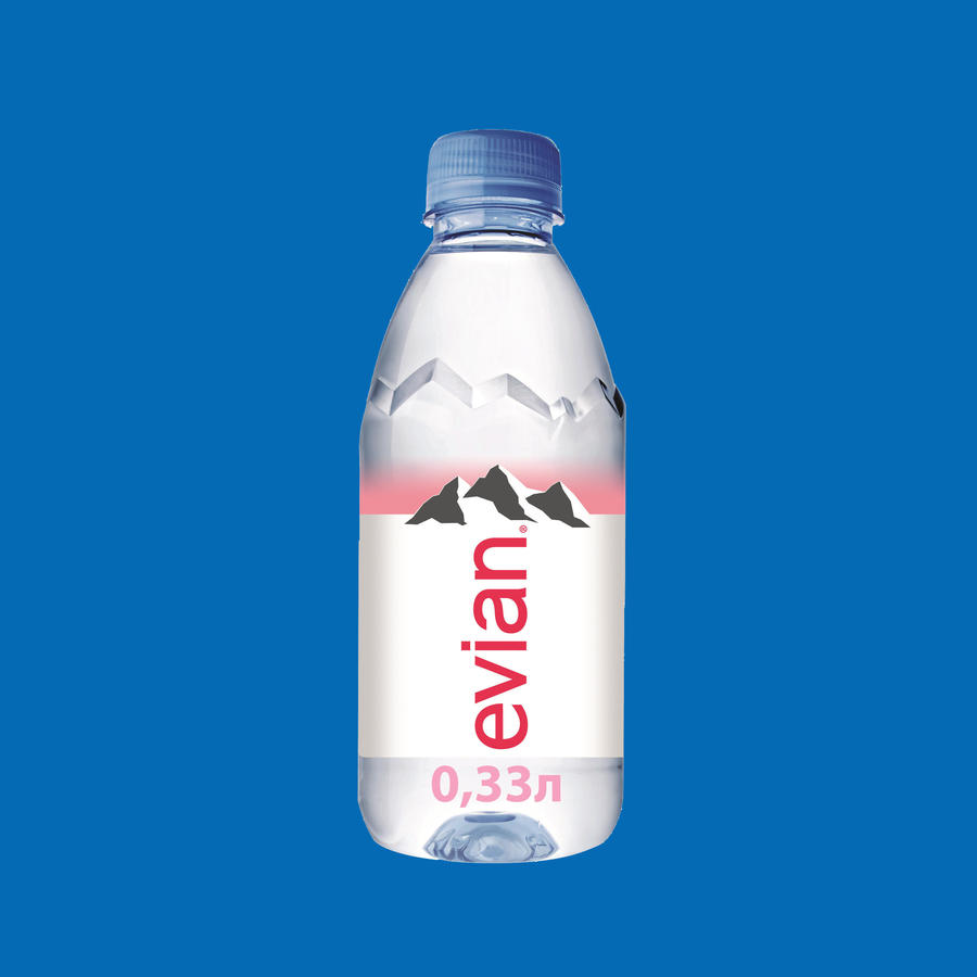 Вода evian без газа
