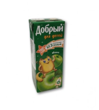 Сок Добрый 0,2л яблоко