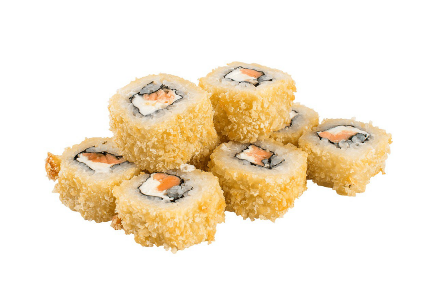 Лосось в темпуре с сыром