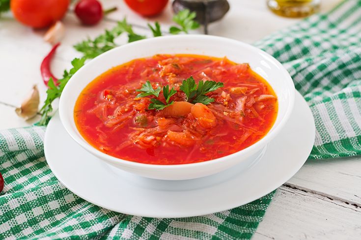 Борщ с говядиной