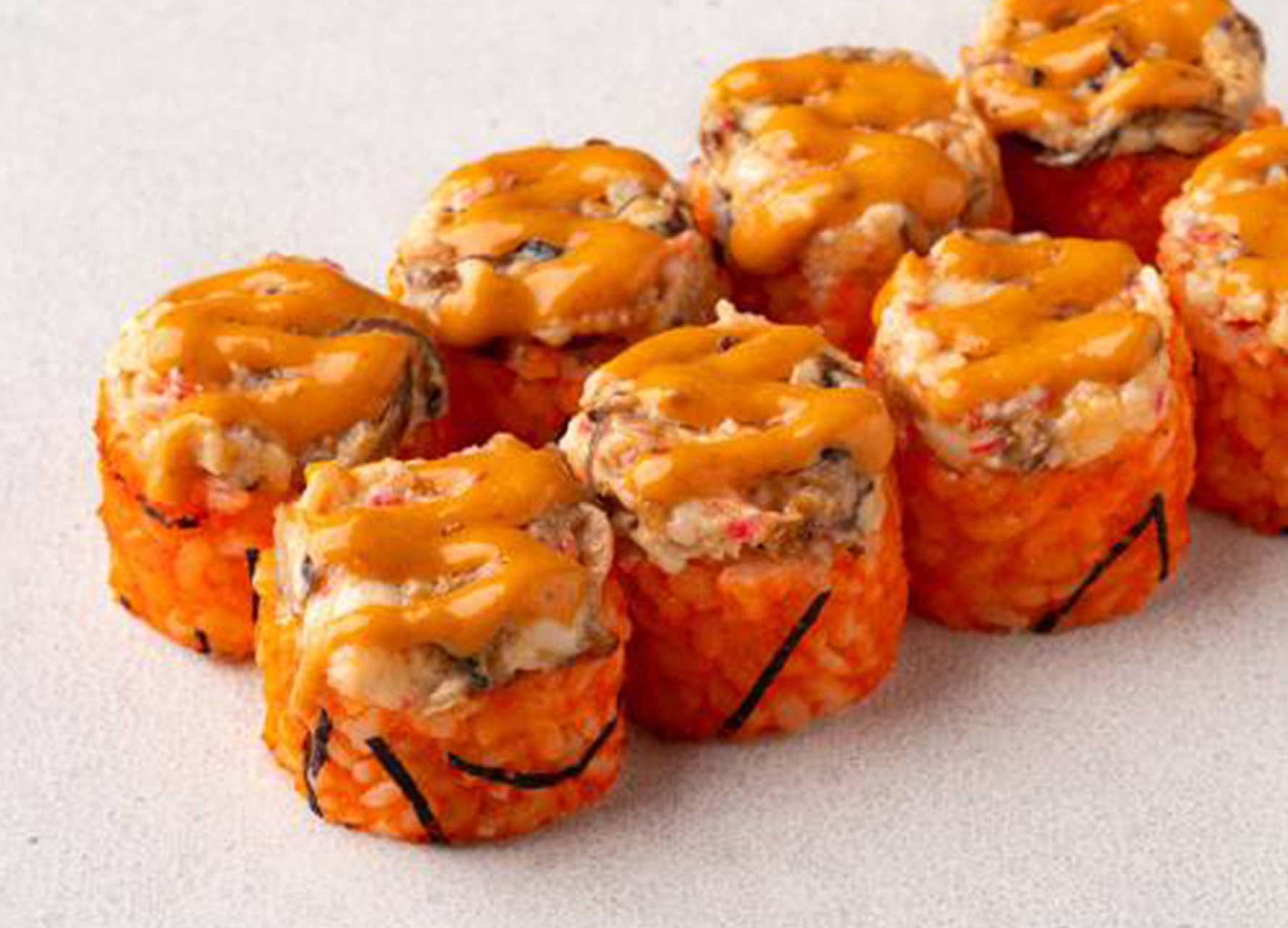 Шиитаке краб с азиатским соусом