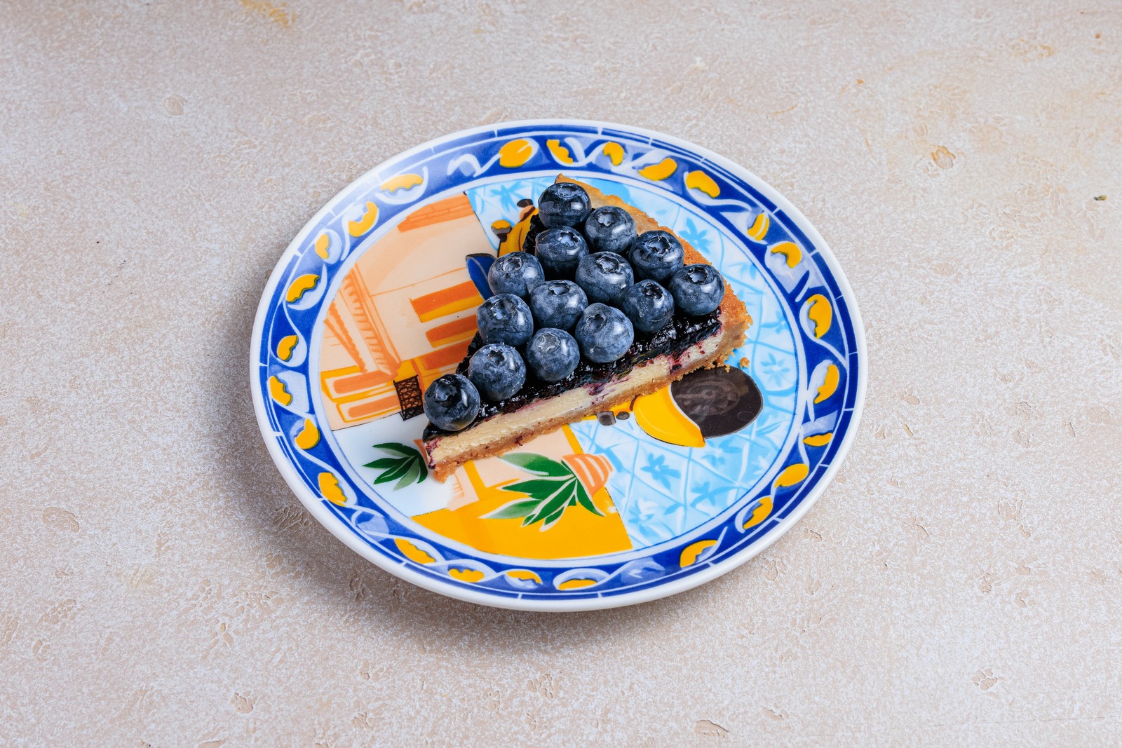 Чизкейк с голубикой