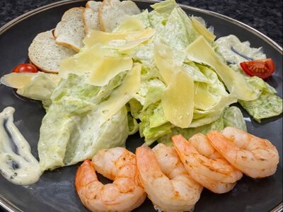 Цезарь с креветками