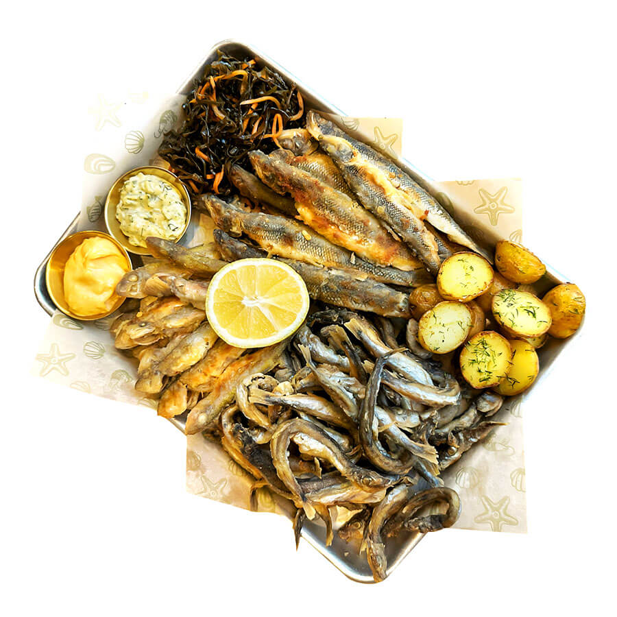 Микс жареной рыбы