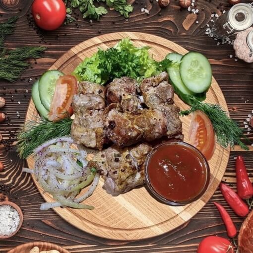 Шашлык из свиной шеи