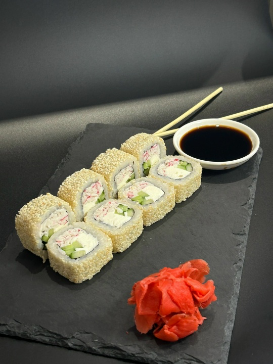 Калифорния краб в кунжуте 