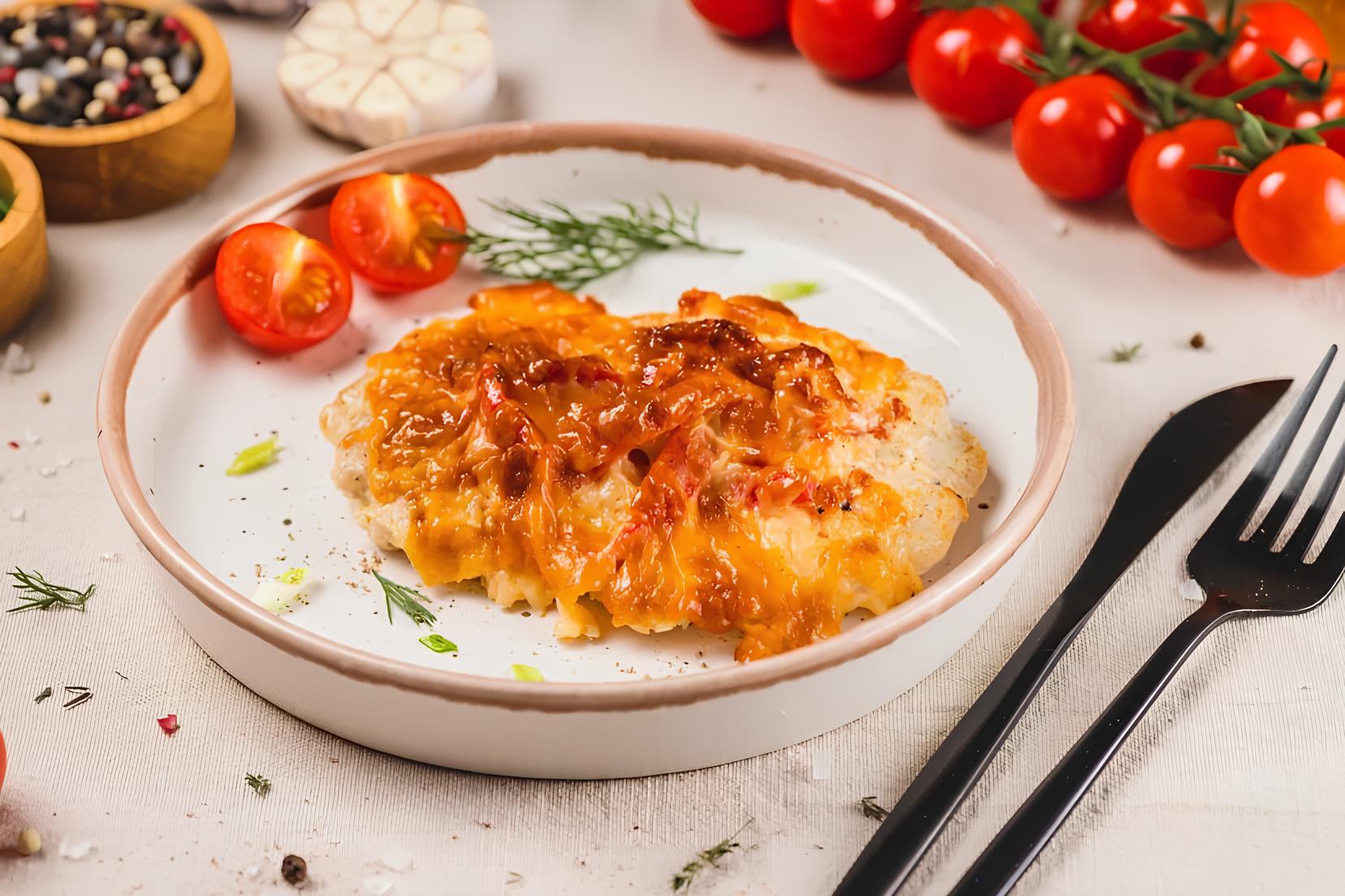 Куриная грудка запеченная по-болгарски