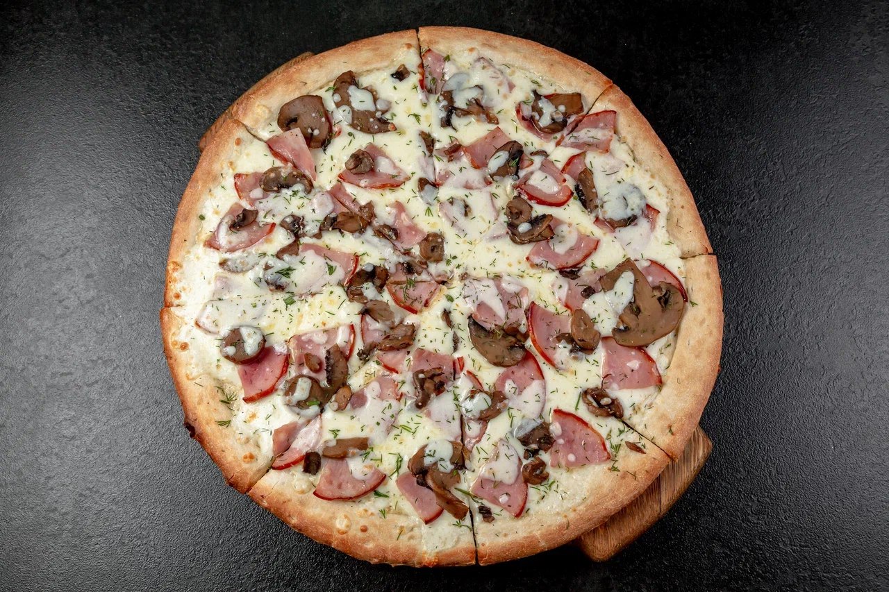 Пицца Грибы и Ветчина 30 см.