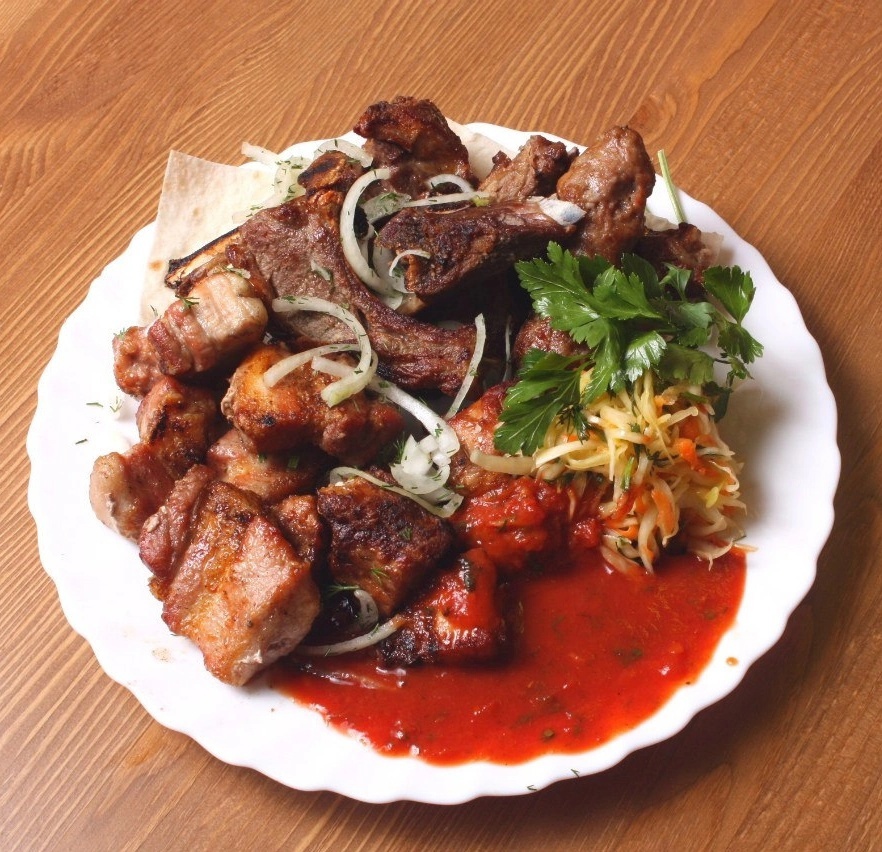 Шашлык из свининой шеи
