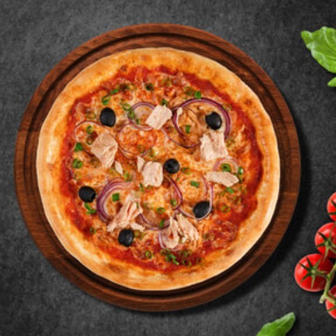 Пицца 30 см С тунцом и красным луком