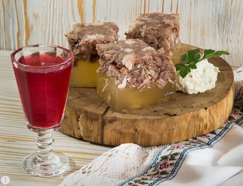Студень мясной