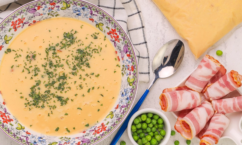 Гороховый суп с копчёностями (заморозка)