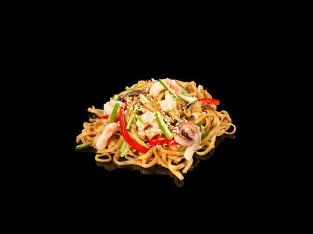 Собрать свой WOK: фунчоза + овощи