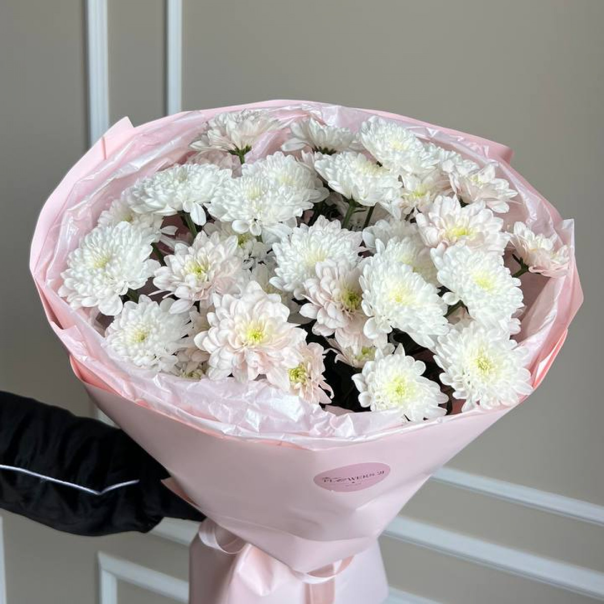 Моно букет из хризантем (предзаказ)