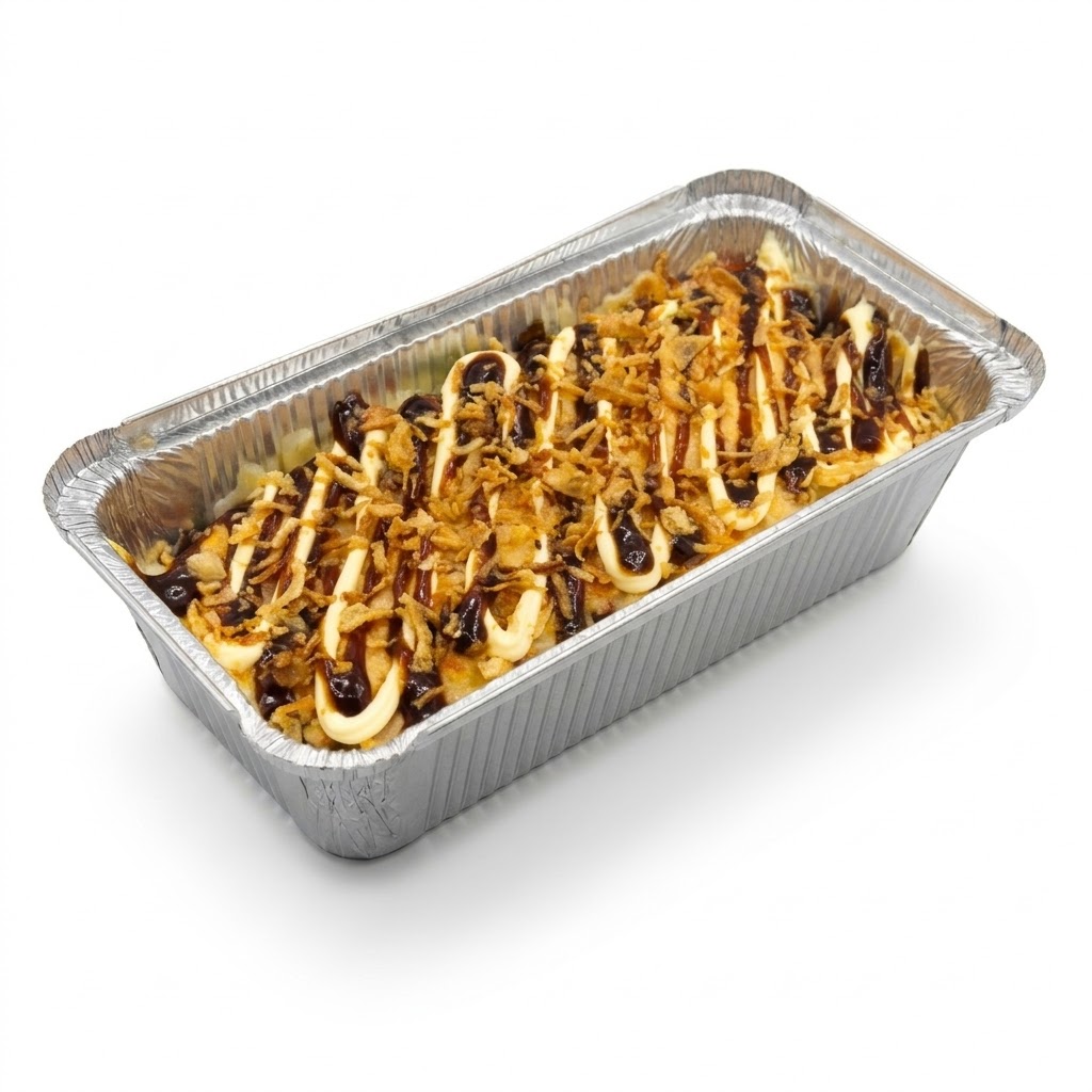 Картофель фри из печи с беконом