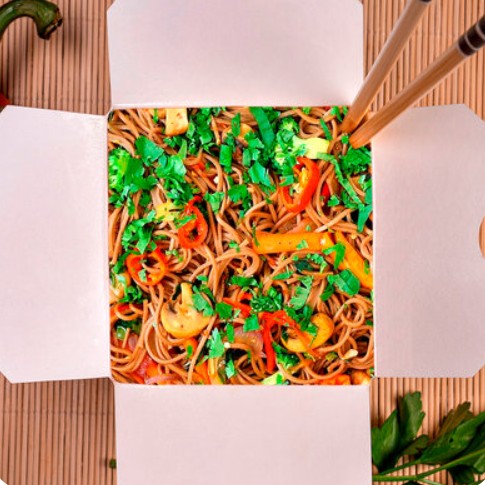 Wok Вег. с лапшой соба и устричным соусом