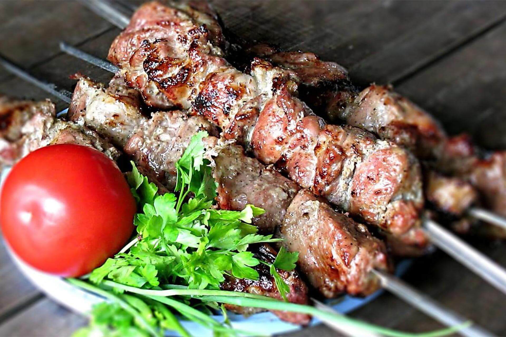 Шашлык из свиной мякоти