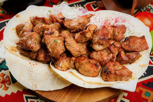 Шашлык из бараньей мякоти