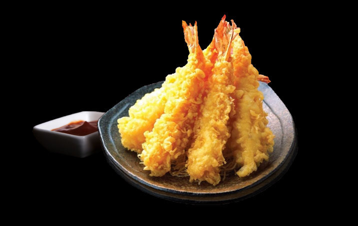 Эби темпура с кисло-сладким соусом