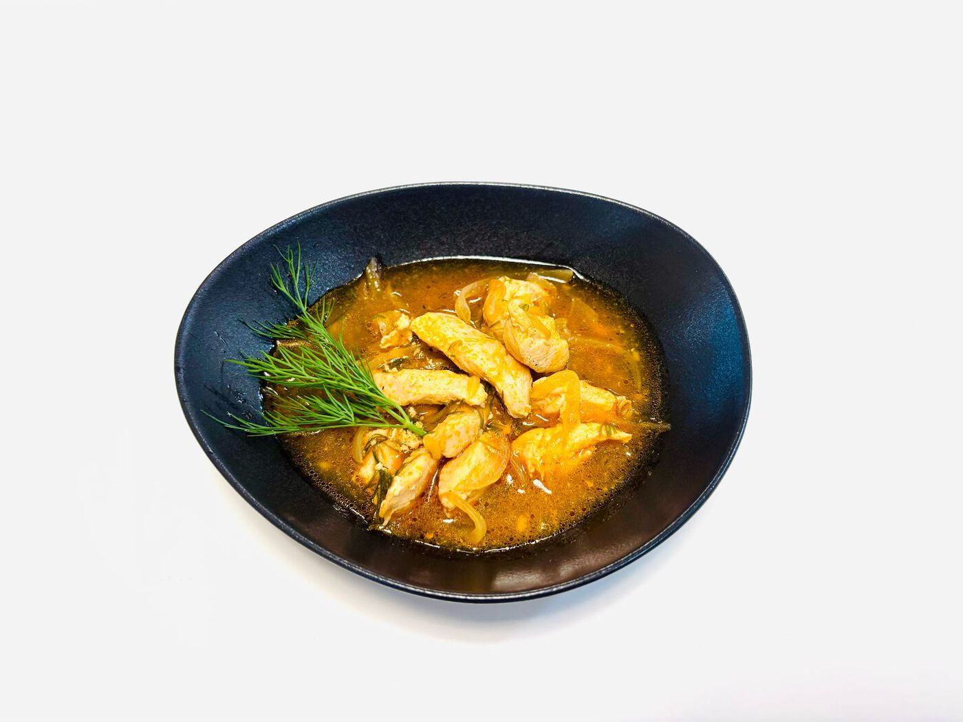 Поджарка из куриного филе