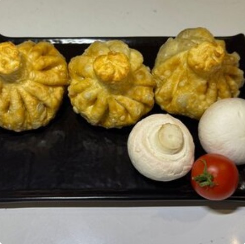 Хинкали с грибами (жареные)
