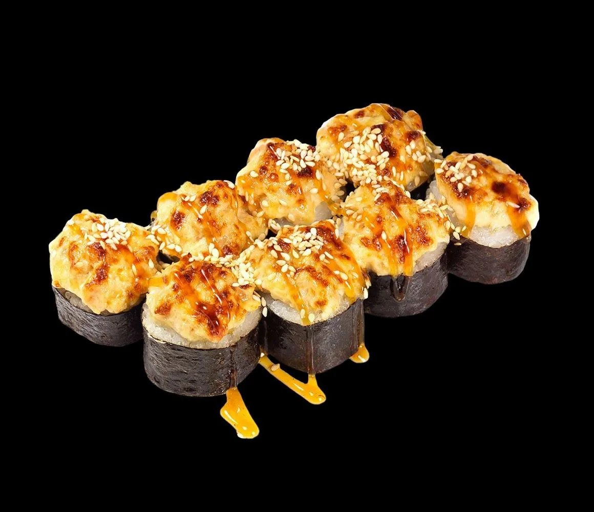 Запеченный с курицей