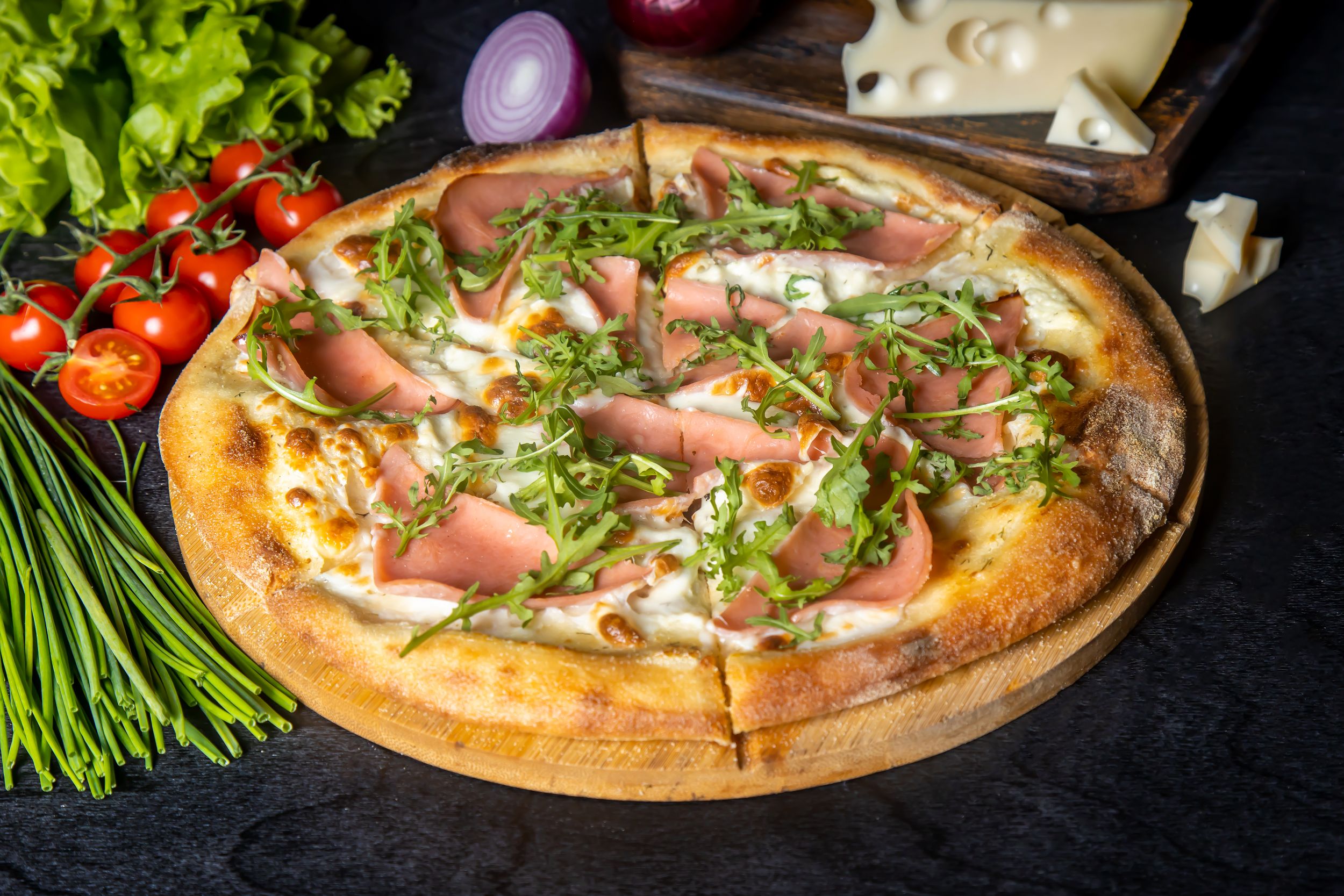 Пицца 25 см Ветчина с сыром