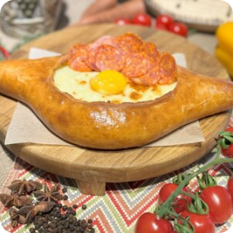 Хачапури с пепперони
