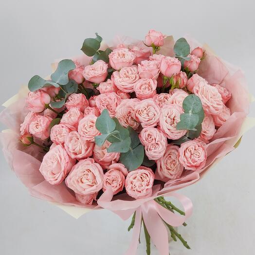 Пионовидные кустовые розы Бомбастик ×15