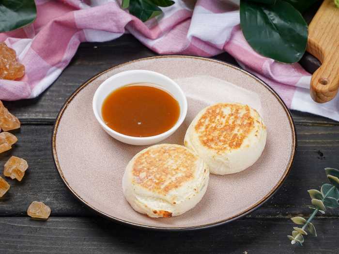 Сырники с карамелью