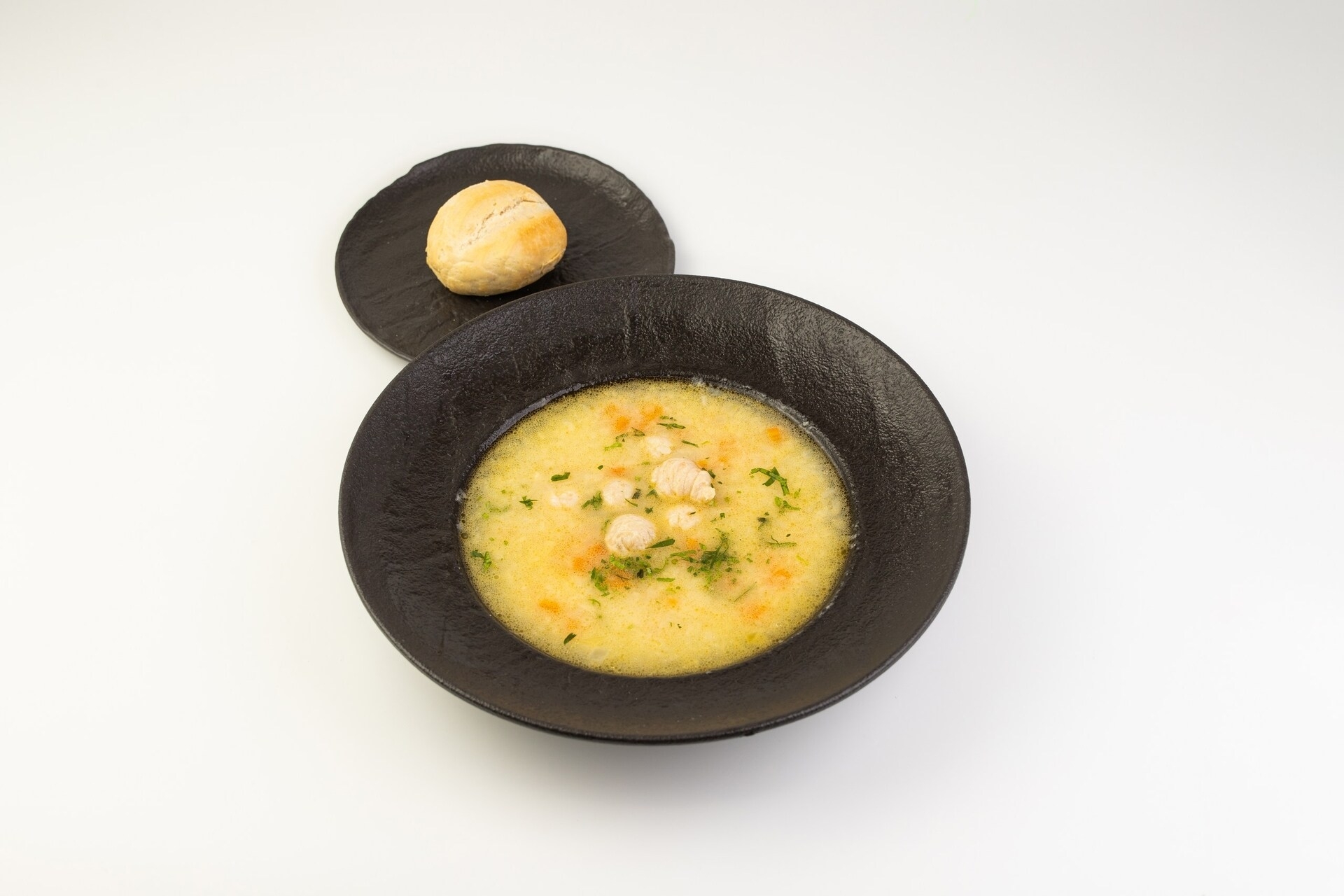 Сливочный суп с фрикадельками