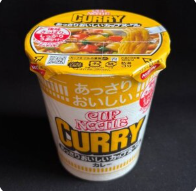 Японская лапша Nissin с карри