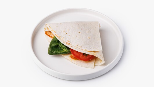 Тортилья с курицей и соусом спайси, кафе