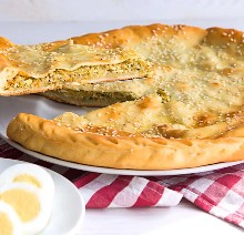Пирог с капустой и яйцом