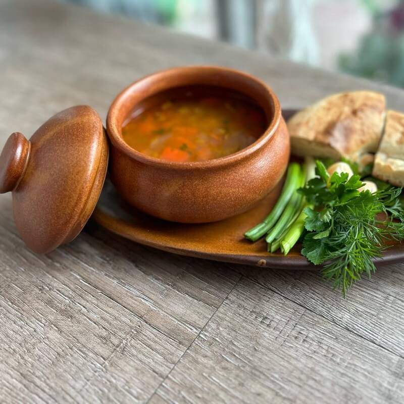 Суп с бараниной и овощами
