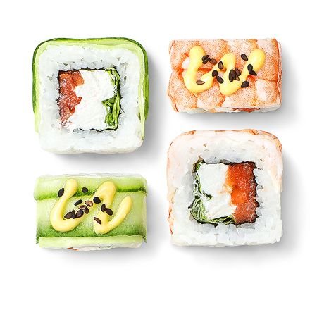 Креветка манго-маракуйя