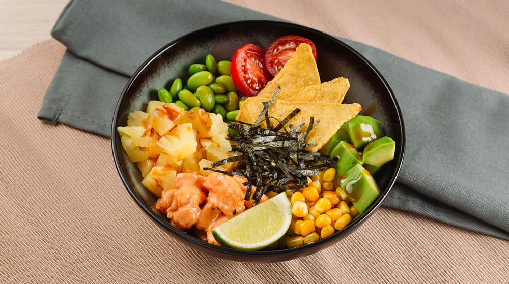 Поке с острой креветкой