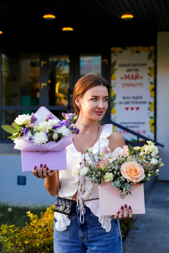 Букет в коробке