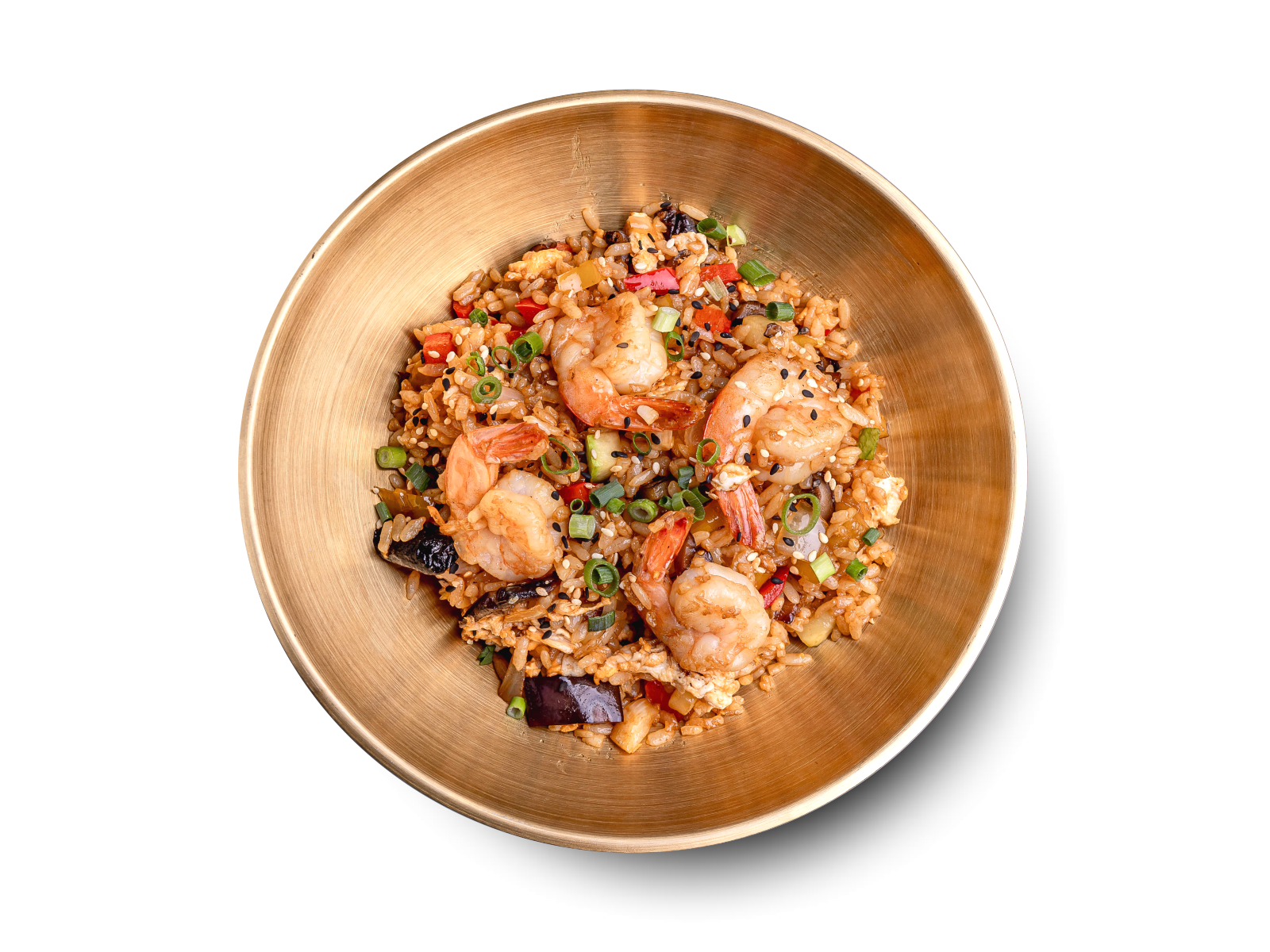 Wok Рис Карри с креветками