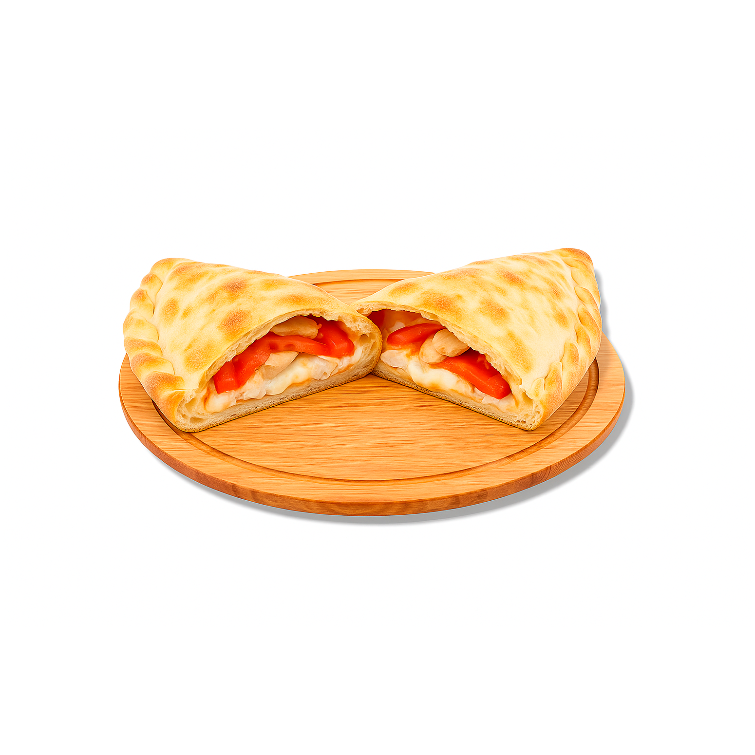 Кальцоне с курицей и сыром