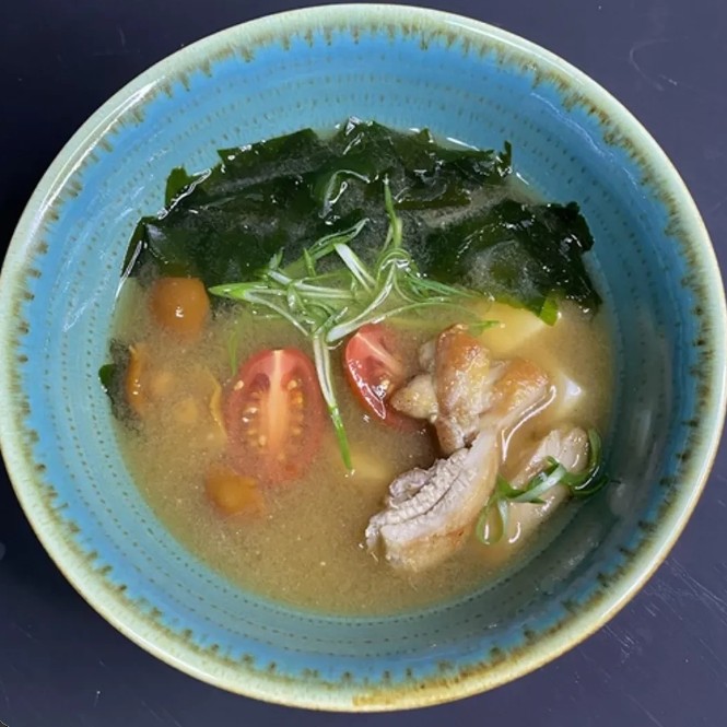 Мисо суп с курой