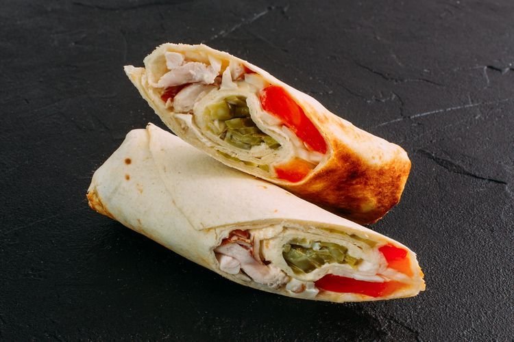 Рап с копченой курицей