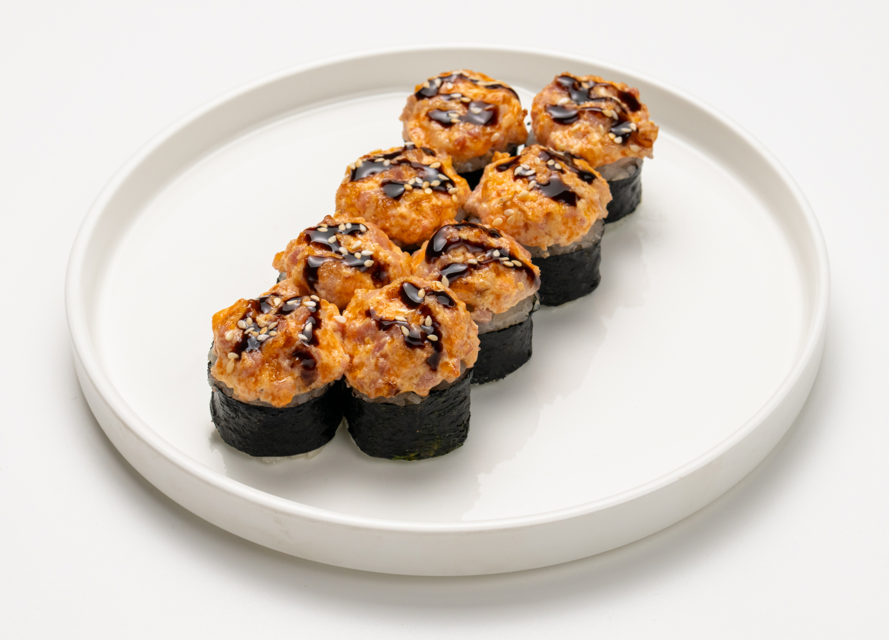 Запеченный ролл с беконом