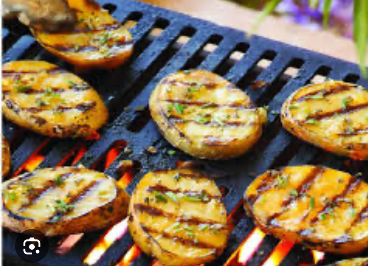 Картофель на мангале