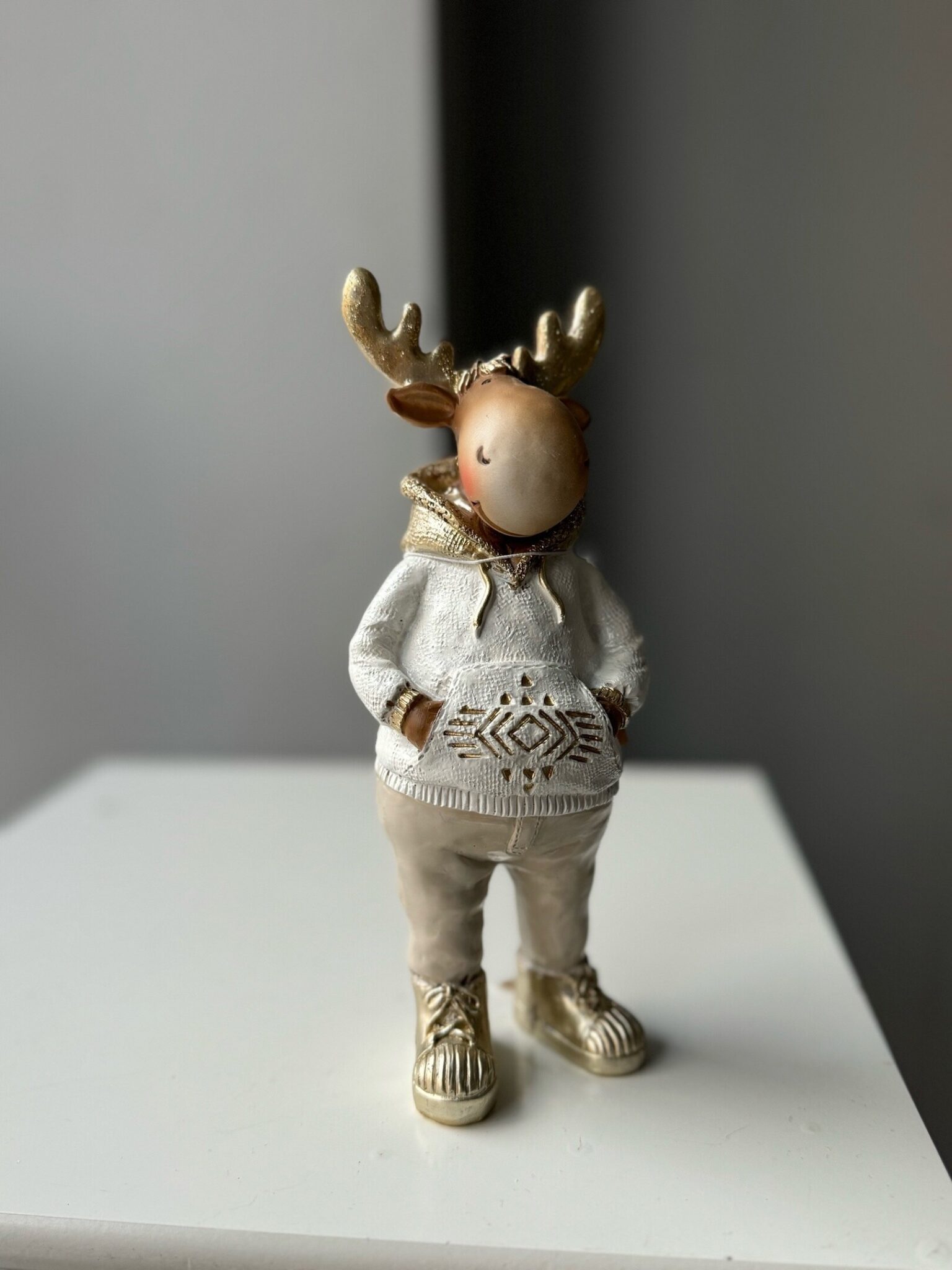 Сувенир Олень в худи мальчик/девочка полирезин 20,5*8*6,5