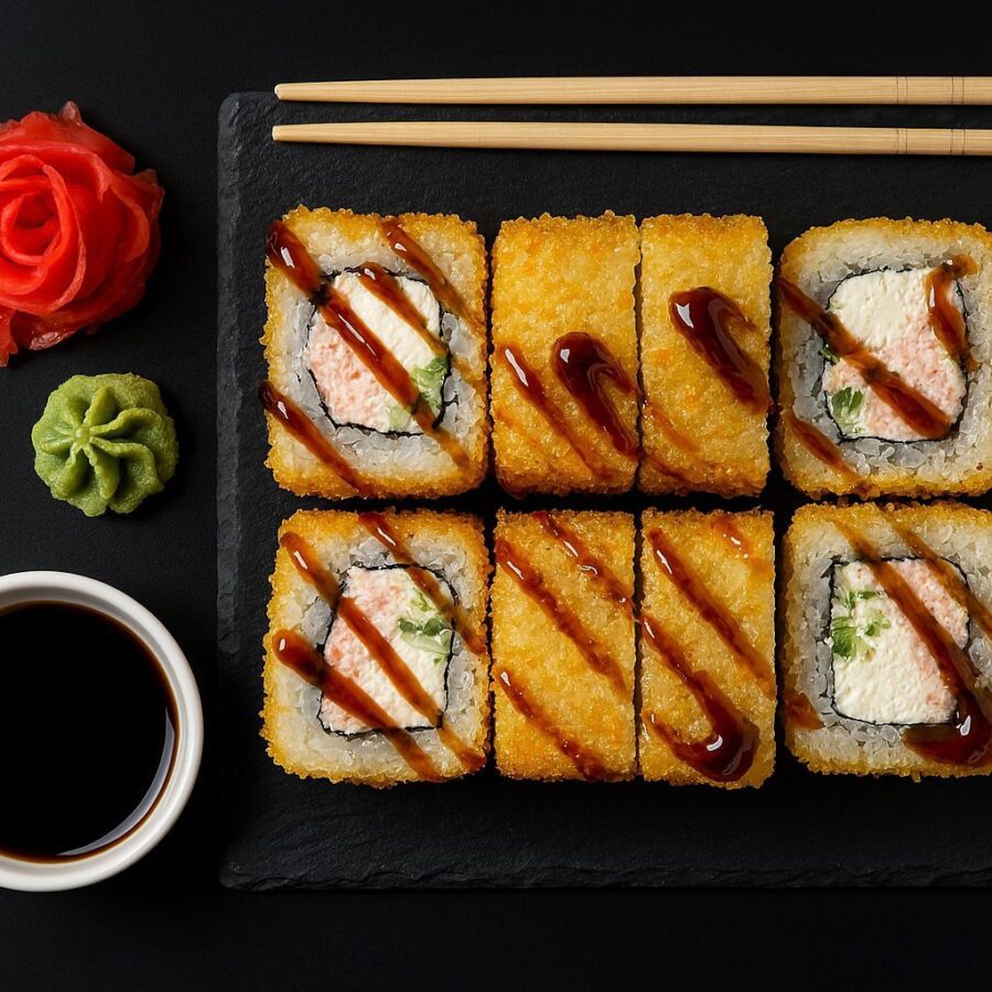 Горячий с крабом