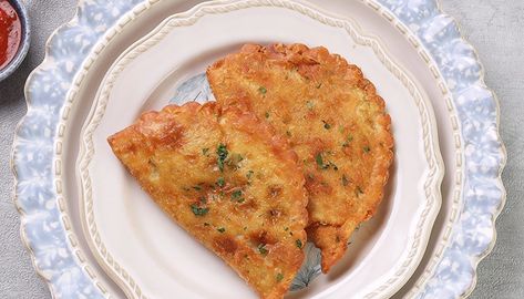 Хрустящие чебуреки с мясом