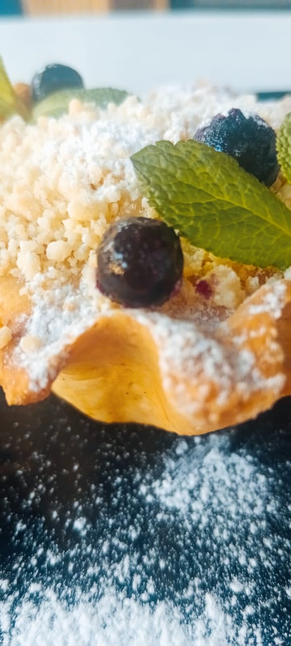 Яблочный крамбл