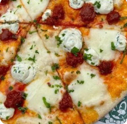 Пицца со ндуей и рикоттой 28см